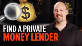 Find Private Money Lenders
