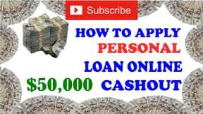 How to apply for a personal loan $50,000