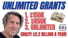 $150,000 to UNLIMITED! GRANTS! $2.2 BILLION a Year! Free Money Every day! SBA SBIR STTR Not Loans