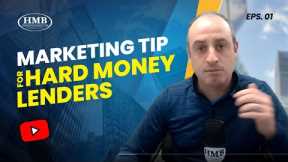 #1 marketing tip for hard money lenders #realestateforinvestment #hardmoneylending #business