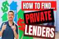 How To Find Private Money Lenders For 