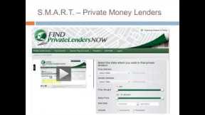 Find Cash Buyers & Private Money Lenders Video Demonstration