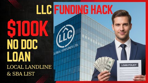 $100K No Doc Loan: The 3-Step Blueprint to Unsecured Business Credit
