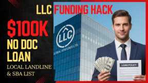 $100K No Doc Loan: The 3-Step Blueprint to Unsecured Business Credit