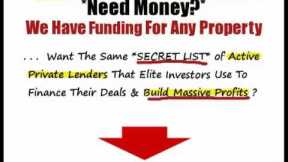 Private Money Lenders | Don't get Screwed by Private Money lenders