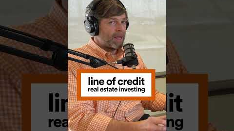 Real estate investing using a line of credit