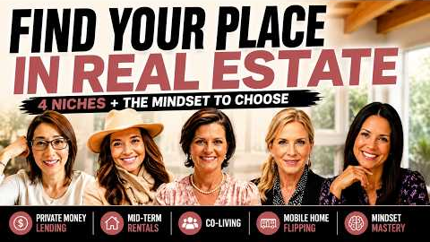 4 Real Estate Investing Strategies: MTRs, Private Money Lending, Co-Living & Mobile Home Flipping