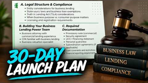 Private Lending Masterclass: Everything You Need to Know to Start Giving Business Purpose Loan